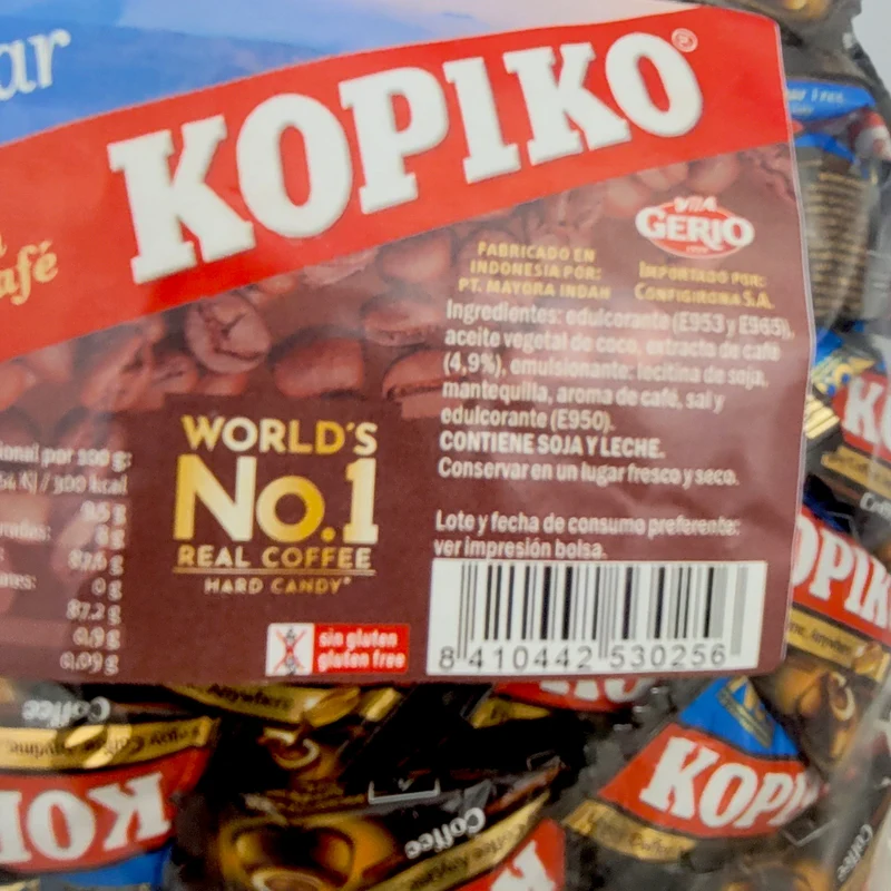 Kopiko Coffee - mocno kawowe cukierki bez cukru