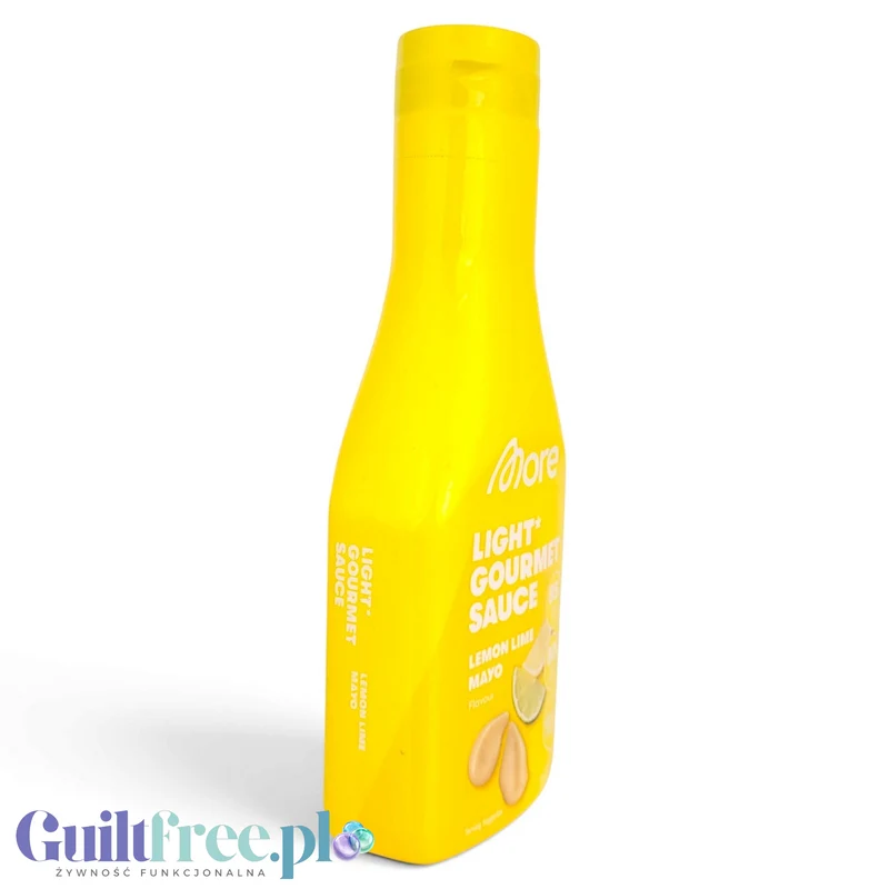 More Nutrition Light Gourmet Sauce, Lemon Lime Mayo - cytrynowy sos majonezowy 85% mniej tłuszczu i kalorii
