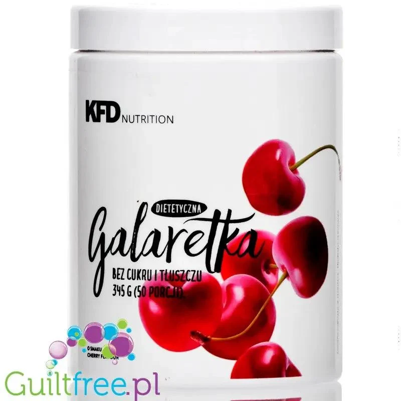 KFD Galaretka Wiśnia, dietetyczna galaretka bez cukru 50 porcji x 18kcal