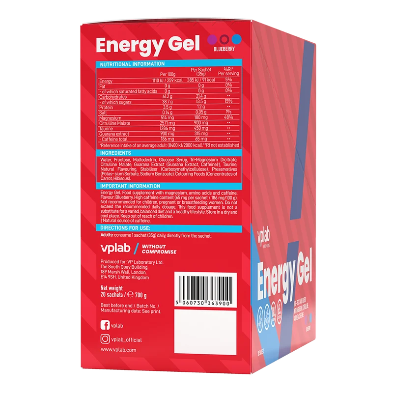 VPLAB ENDURE Energy Gel