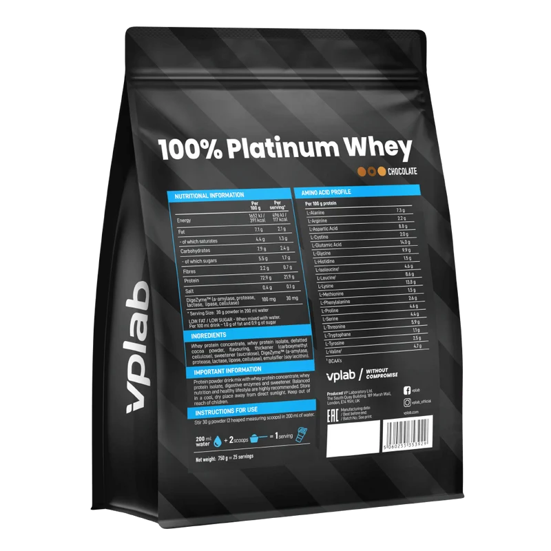100% PLATINUM WHEY PROTEIN