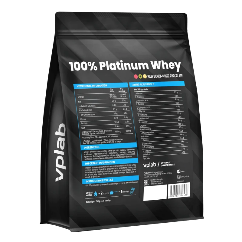 100% PLATINUM WHEY PROTEIN