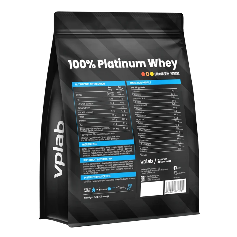 100% PLATINUM WHEY PROTEIN