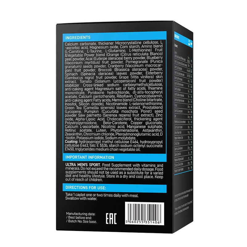 ULTRA MEN'S SPORT MULTIVITAMIN FORMULA