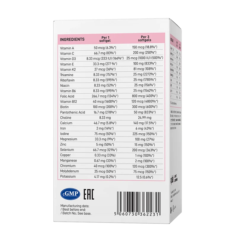 ULTRA WOMEN'S MULTIVITAMIN FORMULA IN SOFTGELS