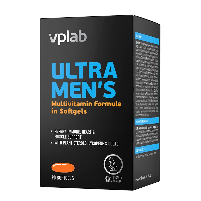 ULTRA MEN'S MULTIVITAMIN FORMULA IN SOFTGELS