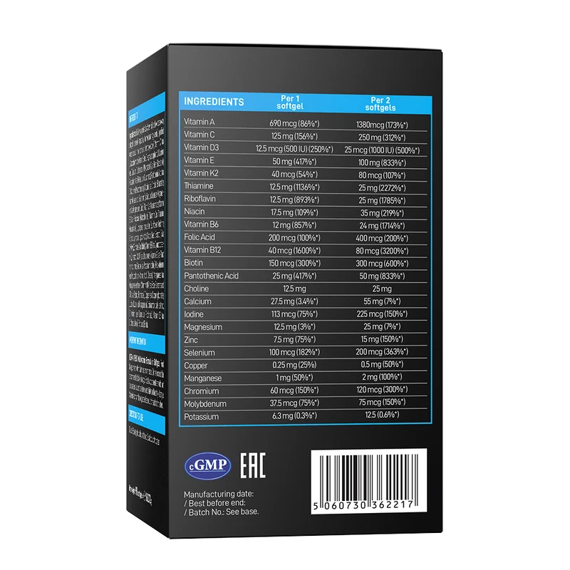 ULTRA MEN'S MULTIVITAMIN FORMULA IN SOFTGELS