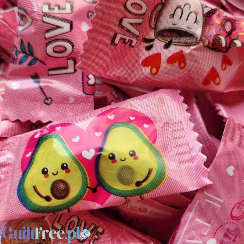 Cerdan Caramelos Cherry Candies - walentynkowe wiśniowe cukierki bez cukru na wagę