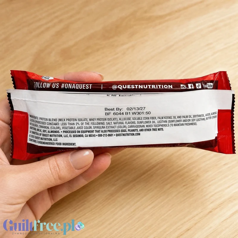 Quest Hero Crispy Protein Bar Fruity Cereal - baton proteinowy w nostalgicznym smaku dzieciństwa USA