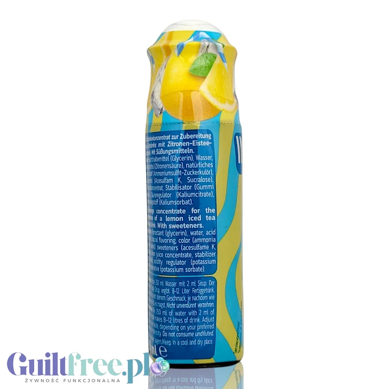 Inlead Squeeze Syrup Lemon Iced Tea - koncentrat do napojów i deserów bez cukru