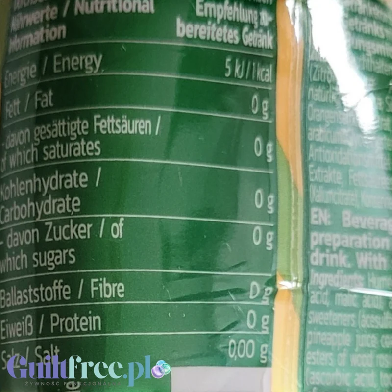 Inlead Squeeze Syrup Ipanema Sun - koncentrat do napojów i deserów bez cukru