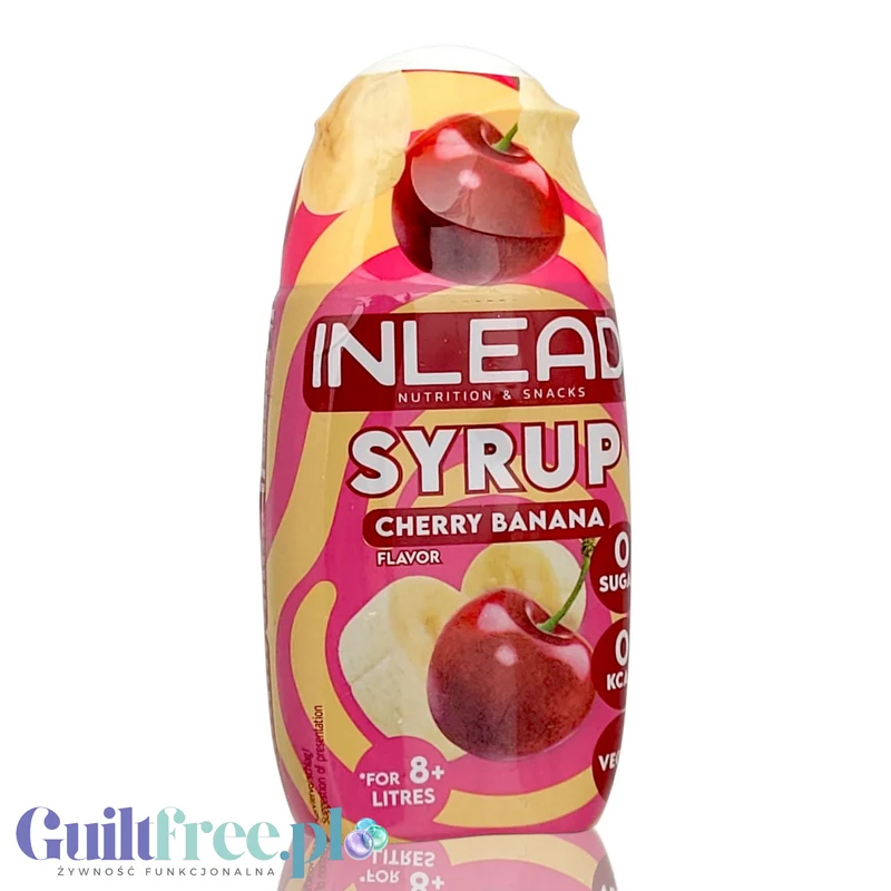 Inlead Squeeze Syrup Cherry Banana - koncentrat do napojów i deserów bez cukru