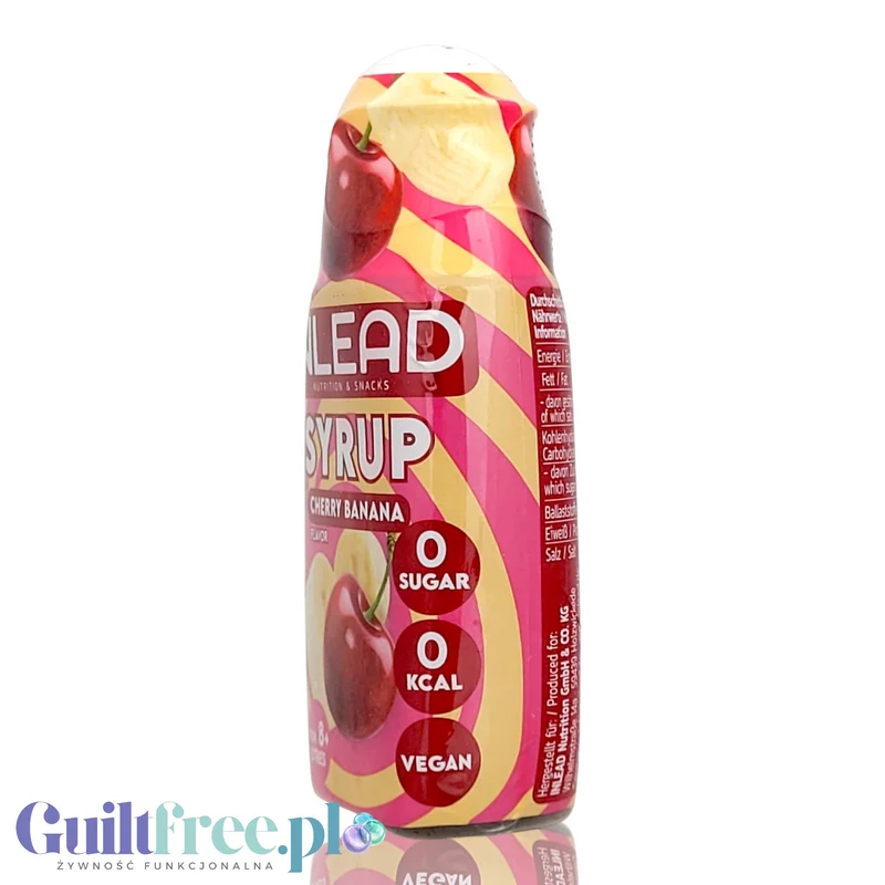 Inlead Squeeze Syrup Cherry Banana - koncentrat do napojów i deserów bez cukru