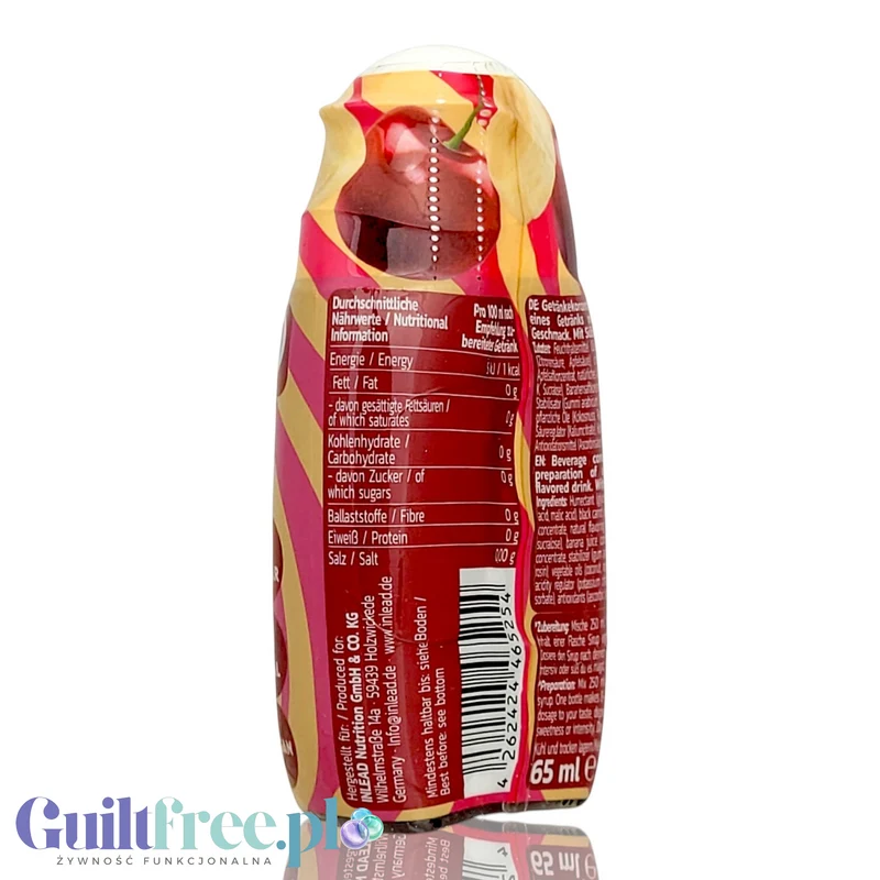 Inlead Squeeze Syrup Cherry Banana - koncentrat do napojów i deserów bez cukru