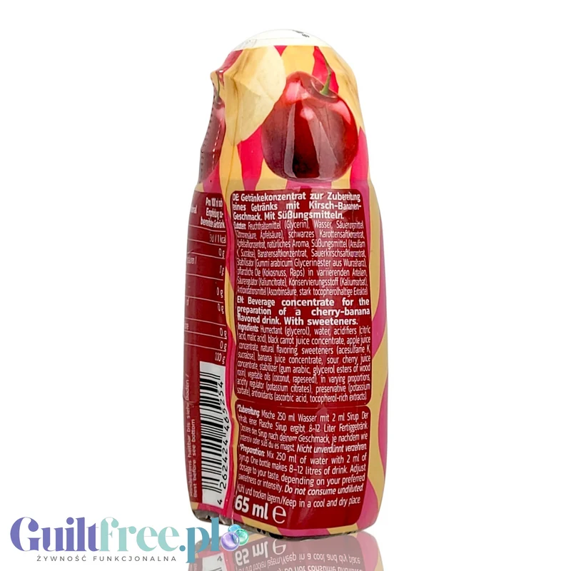 Inlead Squeeze Syrup Cherry Banana - koncentrat do napojów i deserów bez cukru