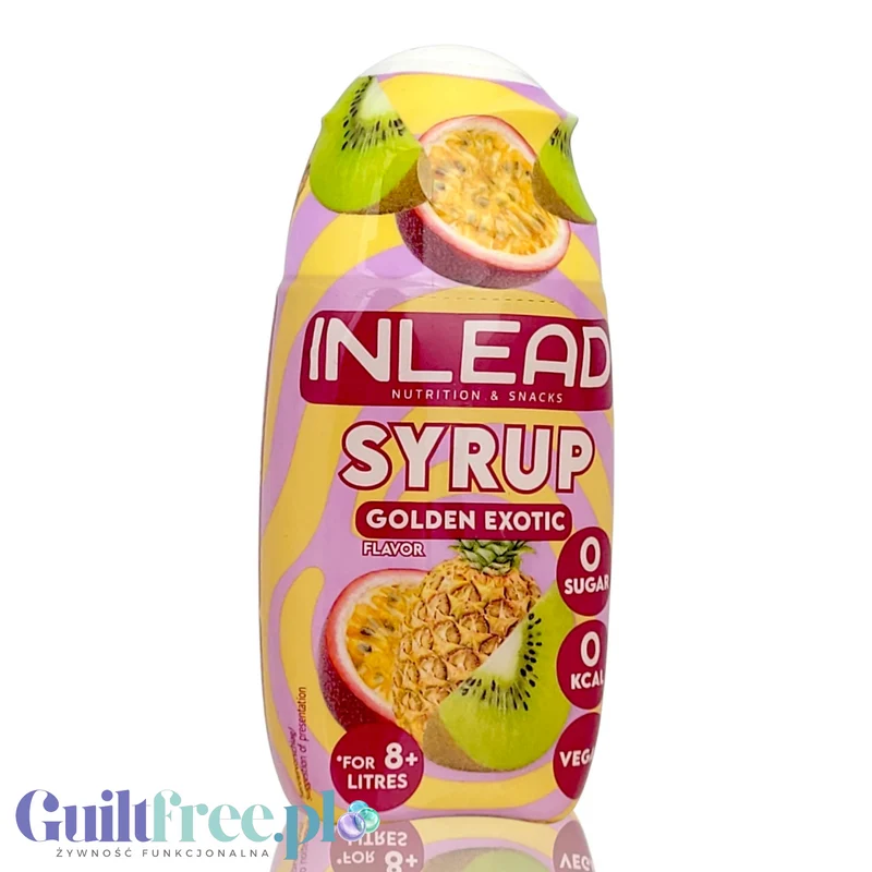 Inlead Squeeze Syrup Golden Exotic - koncentrat do napojów i deserów bez cukru