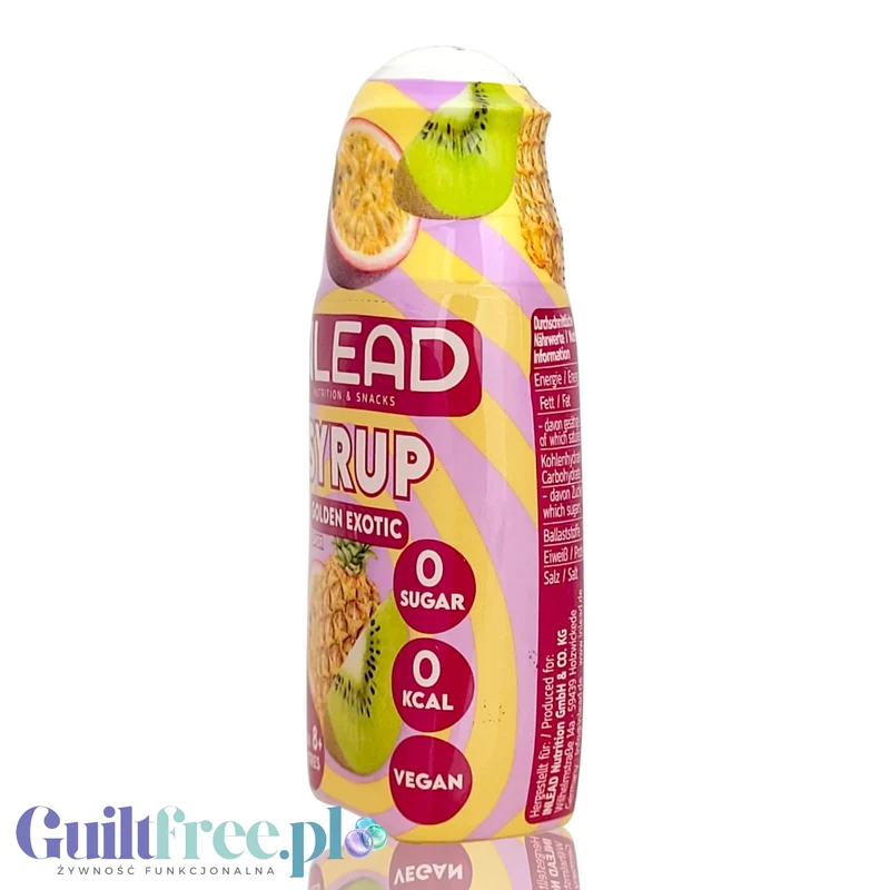 Inlead Squeeze Syrup Golden Exotic - koncentrat do napojów i deserów bez cukru