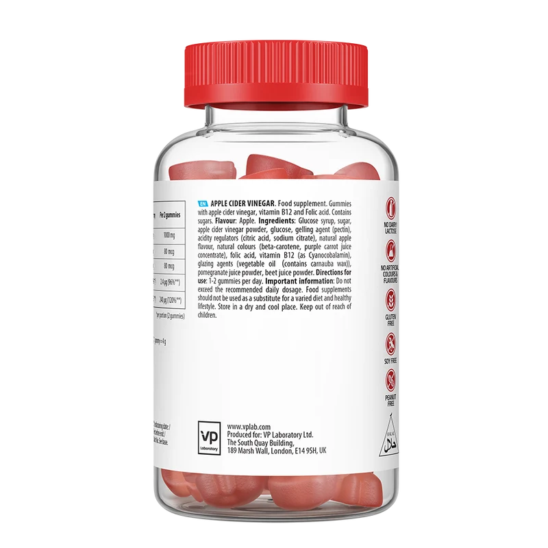 GUMMIES APPLE CIDER VINEGAR WITH VITAMIN B12