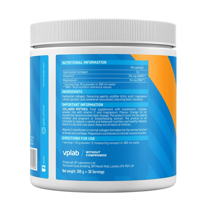 COLLAGEN PEPTIDES FOR BONES AND JOINTS WITH VITAMIN C