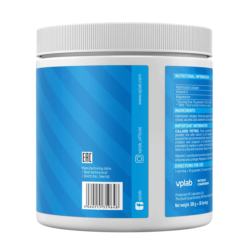 COLLAGEN PEPTIDES FOR BONES AND JOINTS WITH VITAMIN C