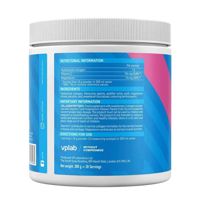 COLLAGEN PEPTIDES FOR BONES AND JOINTS WITH VITAMIN C