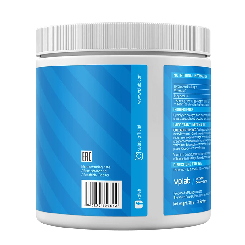 COLLAGEN PEPTIDES FOR BONES AND JOINTS WITH VITAMIN C
