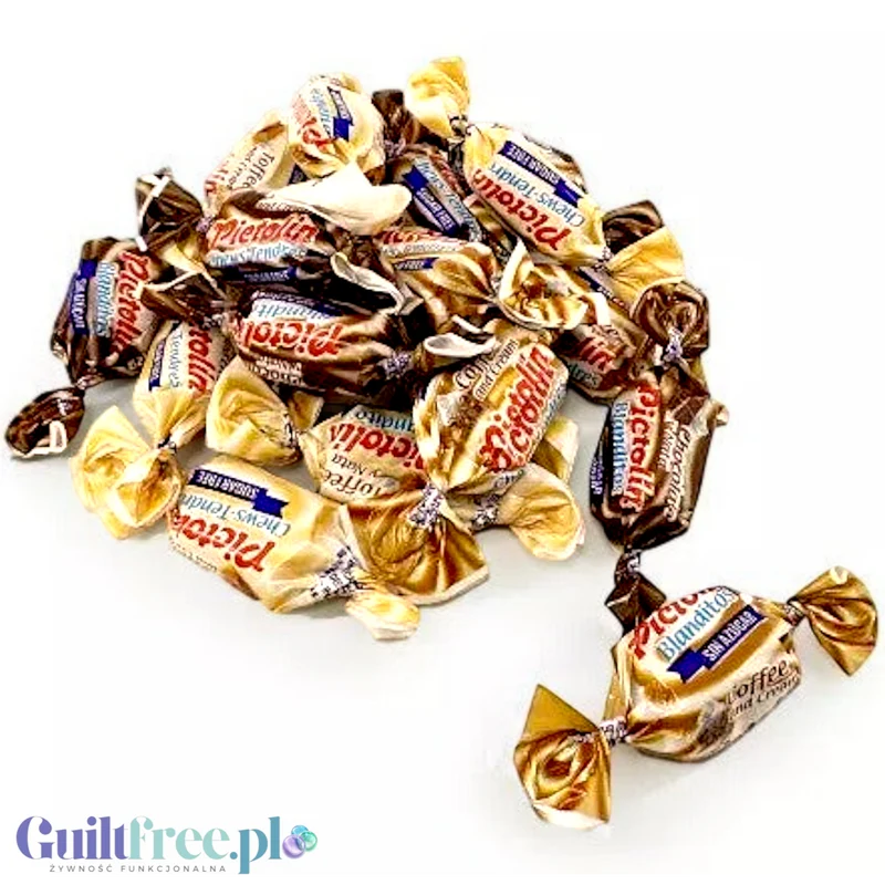 Pictolin Blanditos Chews-Tendres - miękkie ciągutki krówki toffee bez cukru na wagę 100g