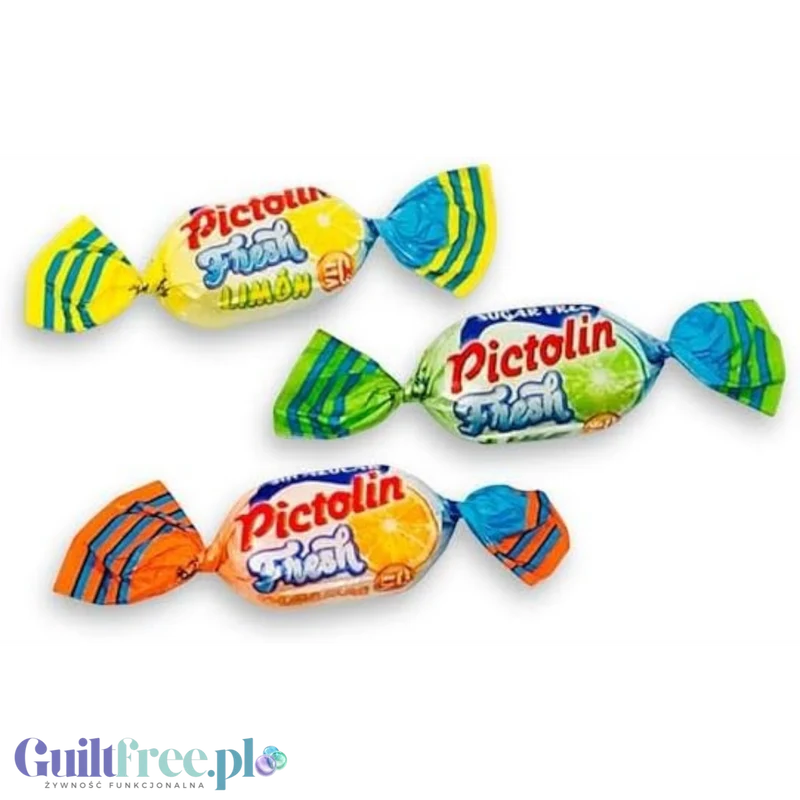 Pictolin Fresh landrynki bez cukru (Cytryna, Pomarańcza, Limonka) 1 kg