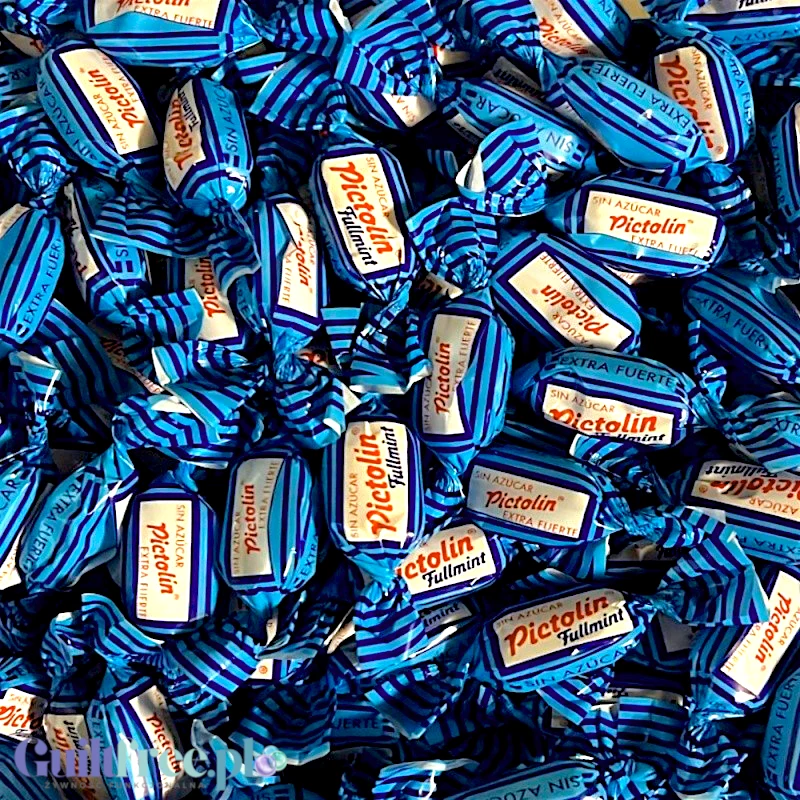 Pictolin Fullmint Extra Fuerte - super mocne cukierki eukaliptusowo-mentolowym bez cukru na wagę