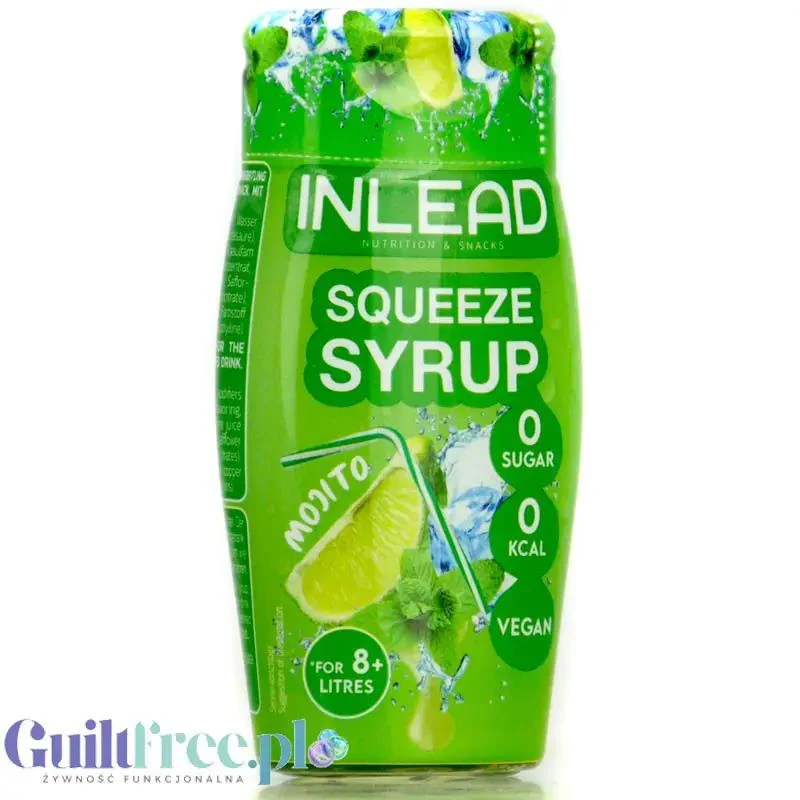 Inlead Squeeze Syrup Mojito - skoncentrowany syrop do wody bez cukru i kalorii na 8L