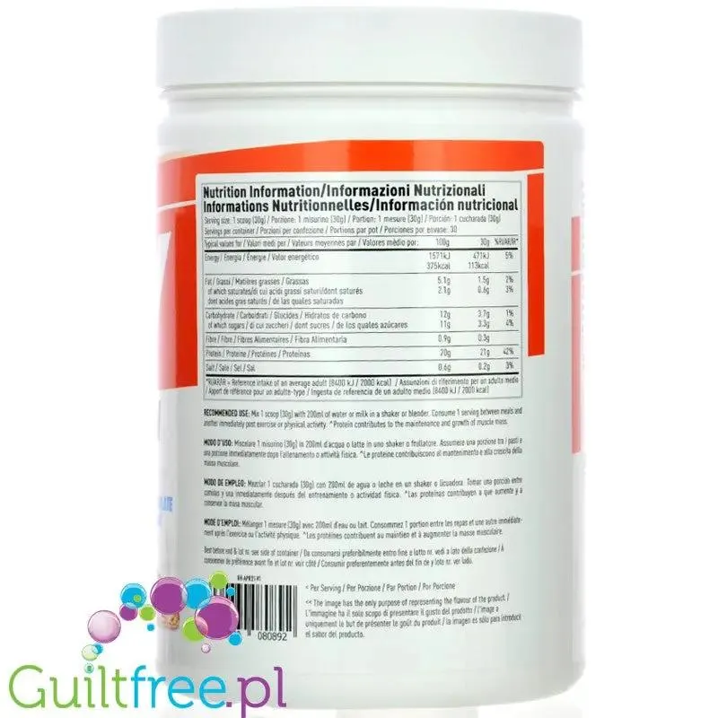 Per4m Whey Advanced Protein White Chocolate Hazelnut 900g - gęsta odżywka białkowa WPC, WPI & MPC, Biała Czeko & Orzechy laskowe