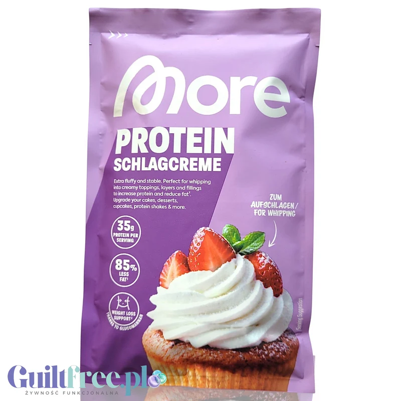 More Nutrition Protein Schlagcreme 50g - proteinowa bita śmietana w proszku bez cukru GAME CHANGER
