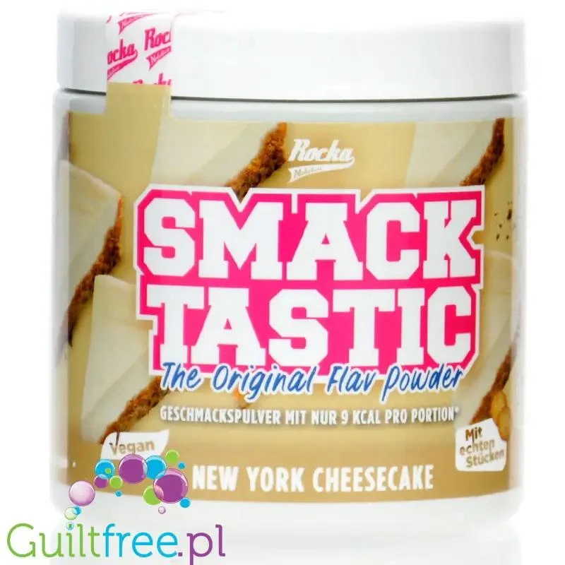 Rocka Nutrition Smacktastic New York Cheesecake 90g - wegański słodzący aromat sernikowy