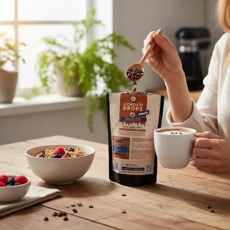 NO SUGAR SUGAR Schoko Drops 39% - dropsy z mlecznej czekolady bez cukru z erytrolem i stewią