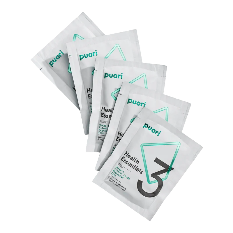 Puori Health Essentials (O3 Fish OPil, M3 Magnesium and Vitamin D3)