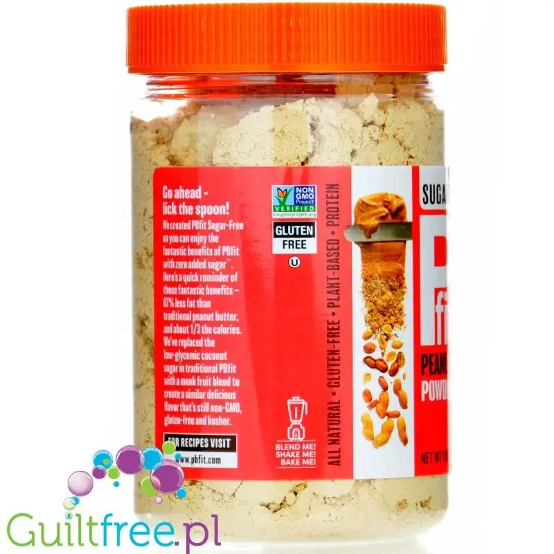 BetterBody Foods PB Fit Peanut Butter Powder 368g - odtłuszczone masło orzechowe w proszku