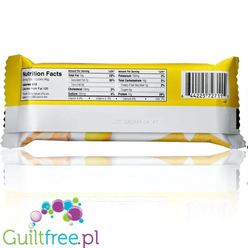 Power Crunch Lemon Meringue BOX x 12 - wafelek proteinowy z kremem (Cytryna & Śmietanka)