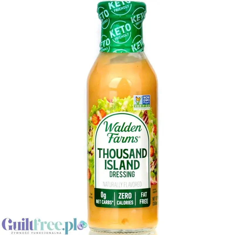 Walden Farms Thousand Islands Dressing - Sos 1000 wysp bez tłuszczu i kalorii, nowa wersja USA