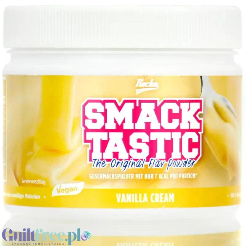 Rocka Nutrition Smacktastic Vanilla Cream 250g - wegański słodzący aromat waniliowy w proszku