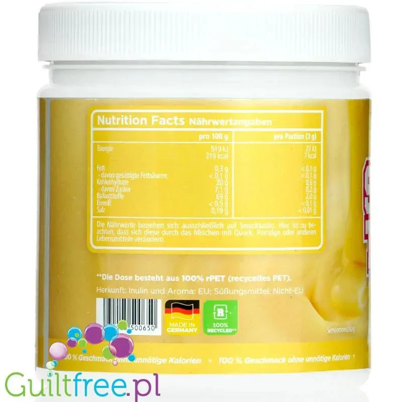 Rocka Nutrition Smacktastic Vanilla Cream 250g - wegański słodzący aromat waniliowy w proszku