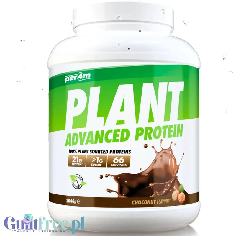 Per4m Plant Advanced Protein Choconut 2kg - wegańska odżywka białkowa bez soi i glutenu z MCT