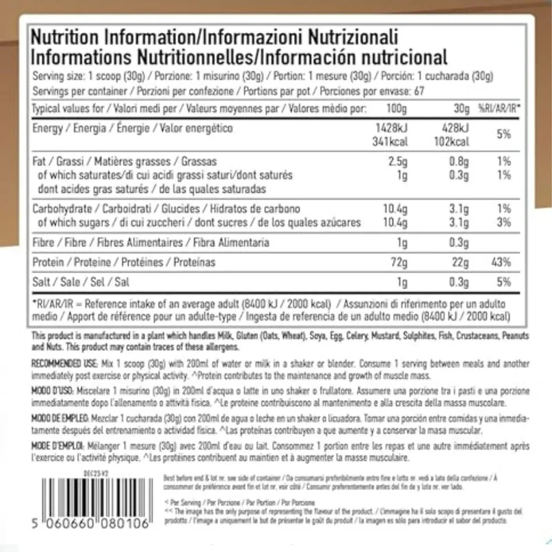 Per4m Whey Advanced Protein Salted Caramel 2kg - gęsta odżywka białkowa WPC, WPI & MPC