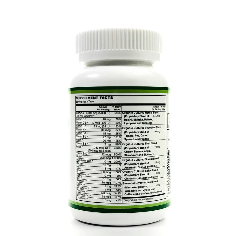 One Daily Whole Food Multivitamin