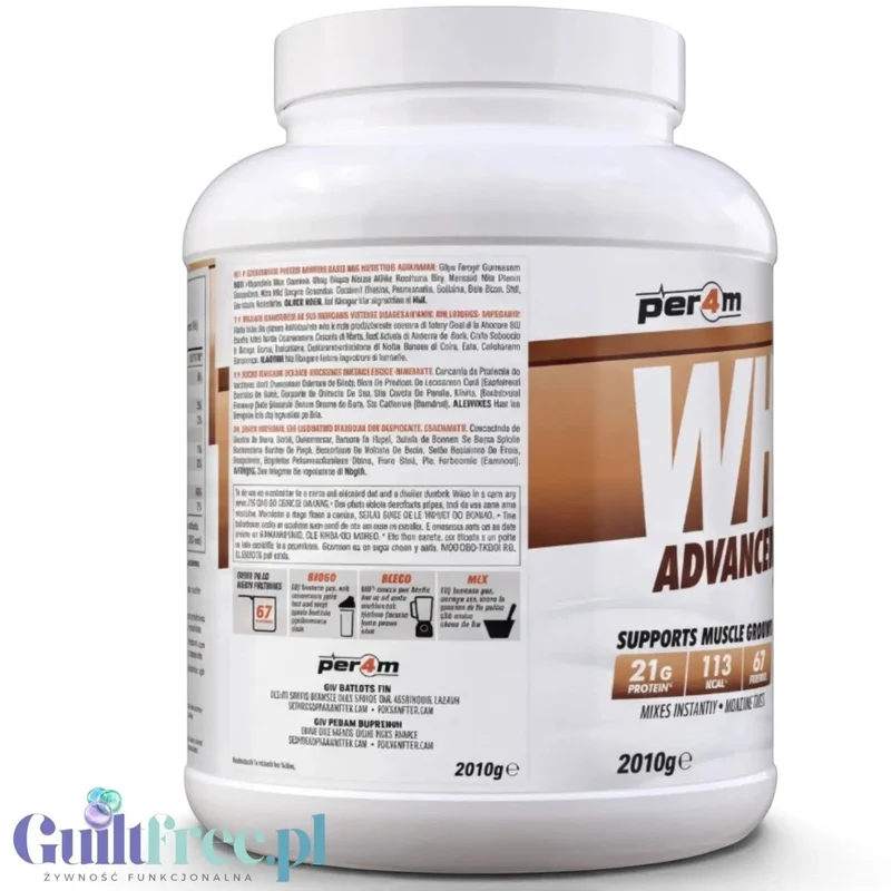 Per4M Whey Advanced Protein S'mores 2010g - gęsta odżywka białkowa WPC, WPI & MPC