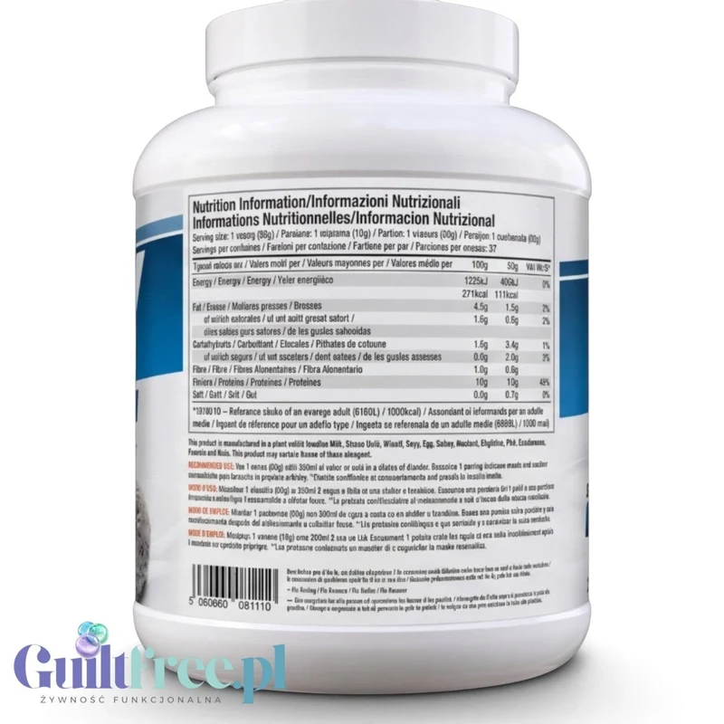 Per4M Whey Advanced Protein Cookies Cream 2010g - gęsta odżywka białkowa WPC, WPI & MPC