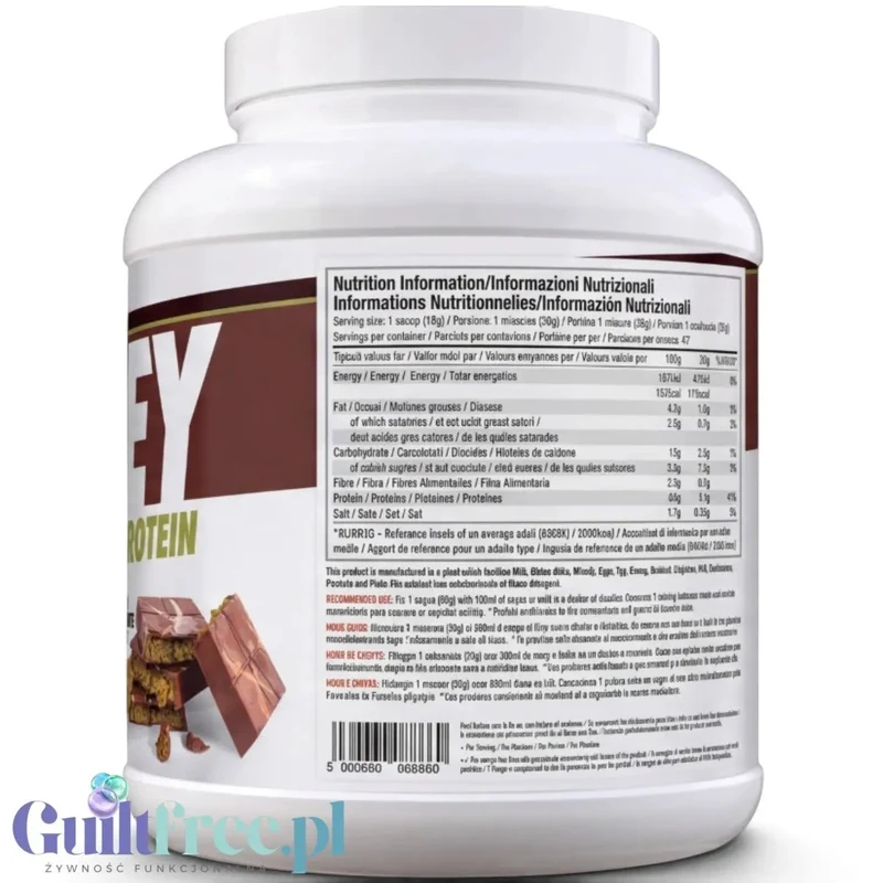 Per4M Whey Advanced Protein Dubai Chocolate 2010g - gęsta odżywka białkowa WPC, WPI & MPC o smaku Dubajskiej Czekolada