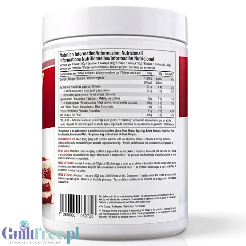 Per4m Whey Advanced Protein Cherry Bakewell 900g - gęsta odżywka białkowa WPC, WPI & MPC, smak Placek z Wiśniami