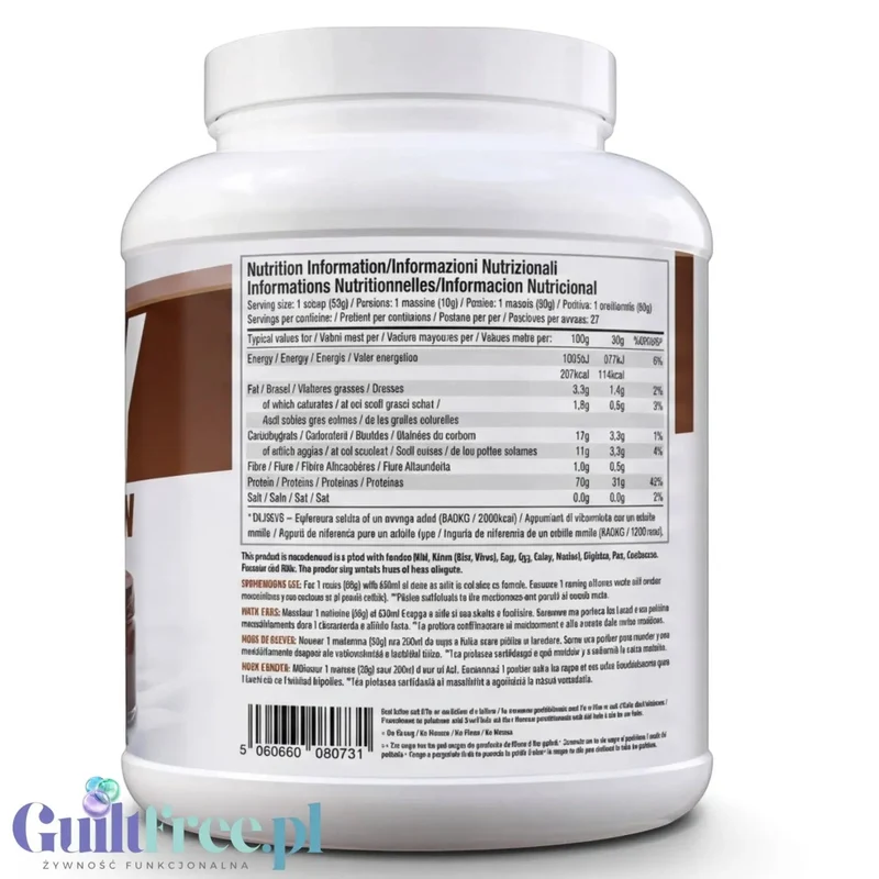 Per4M Whey Advanced Protein Double Chocolate 2010g - gęsta odżywka białkowa WPC, WPI & MPC