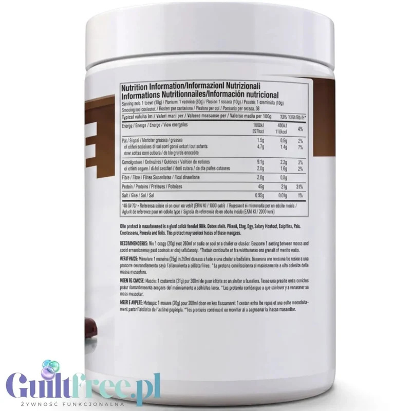 Per4m Egg White Protein Double Chocolate 900g - odżywka białkowa z białek jaj albuminy
