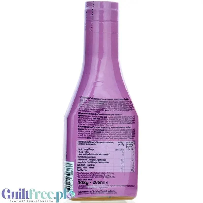 More Nutrition Light Gourmet Sauce, Balsamico Garlic - dresing sałatkowy czosnkowo-balsamiczny 70% mniej kcal